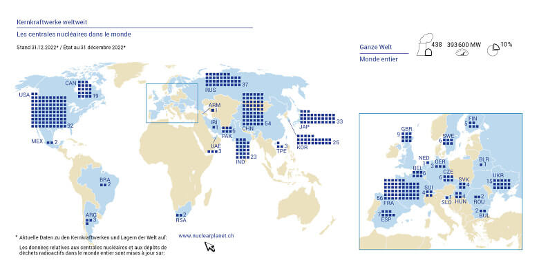 Grafik KKW WELT Ende 2022