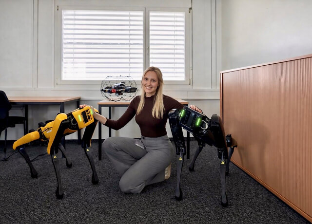 Innovation dans la salle des machines : quand les chiens robots et les drones investissent la KKL