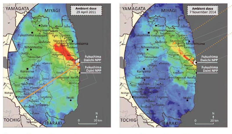 Radioaktivité à Fukushima