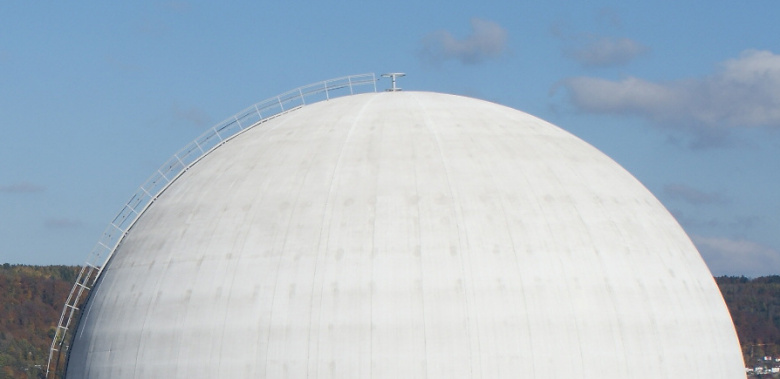 Reaktorgeb&auml;ude KKL  Kuppel