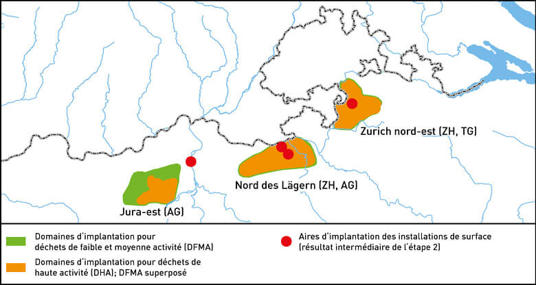 Geologische Standortgebiete Etappe 2 F