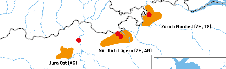 Geologische Standortgebiete Etappe 2 HAA